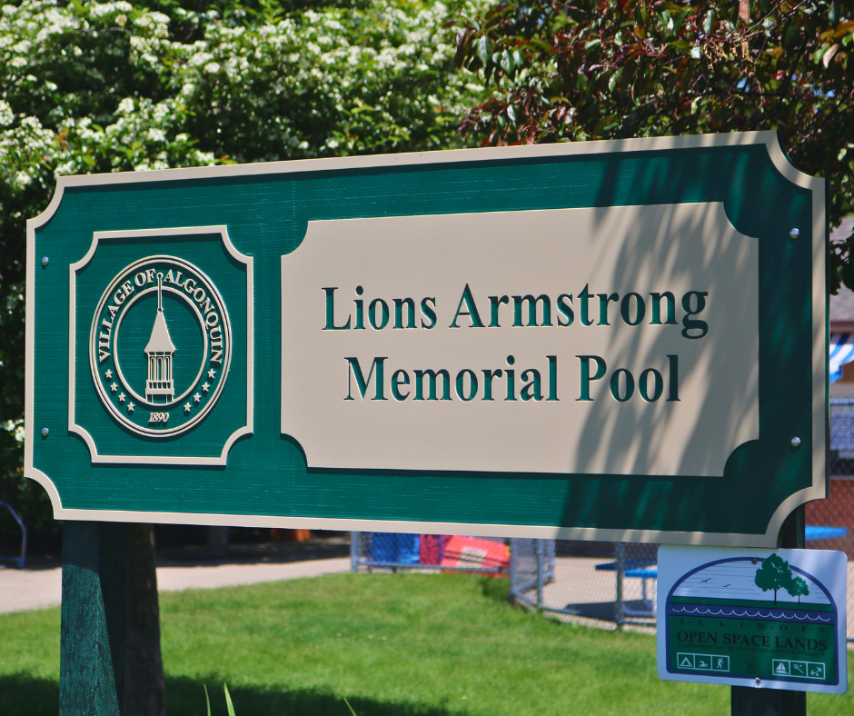 pool sign