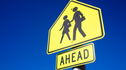 Crossing sign